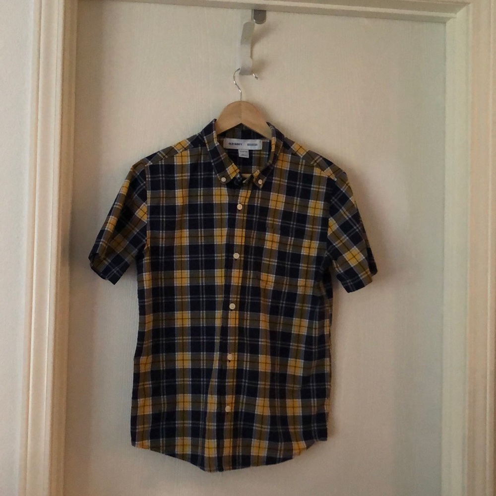 Boys old navy button down short sleeves